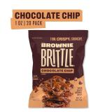 Brownie Brittle – Original Chocolate Chip Thin and Crispy Sweet Snacks (Pack of 20, 1 oz) - BB 7/2025