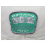 NEW University of North Dakota Fighting Hawks Baseball Cap - Beige/Green