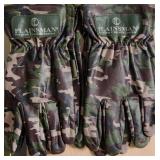 NEW Plainsman All-Purpose Gloves Premium Cabretta Leather, Camouflage, 2 Pairs