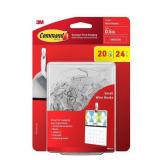NEW 3M Command Small Wire Toggle Hooks, White 20 Hooks, 24 Strips