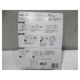 NEW 3M Command Small Wire Toggle Hooks, White 20 Hooks, 24 Strips