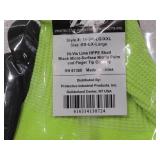 NEW 2 Pairs of 16-340LG/XXL Hi-Vis Seamless Knit HPPE/Glass Glove with Double-Dipped Nitrile Coated Micro-Surface Grip on Palm and Fingers