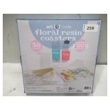 NEW Art 101® Crafts Floral Resin Coasters Kit