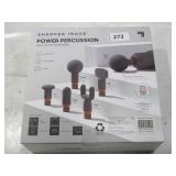 Power Percussion Deep Tissue Massager with 6 Attachments - Sharper Image Gun