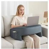 Casual Living Lap Desk With Removable Knit Cover - Blue Gray