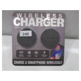 NEW Tech Squared 2-Pack Premium Fabric Wireless Charger Fast Wireless Charging Pad