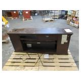 USED Electric Fireplace / Entertainment Center - Cut Cord - UNTESTED