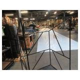 Welded Black Metal Frame Built to Fit Onto Pallets with Angled Roof - Perfect for Projects