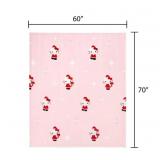 NEW Adult Licensed Holiday Silk Touch Throw, 60" x 70" - Hello Kitty