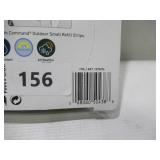 NEW Command Outdoor Light Clips with Water-Resistant Strips, 36 Hooks per Pack