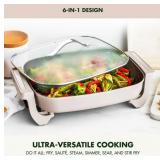 NEW GreenPan Advanced 7-Quart Electric Ceramic Nonstick Skillet