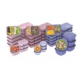 Bentgo Prep 90-Piece Food Storage Set - Dusky Fields