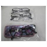 Design Optics by Foster Grant Classic Plastic Reading Glasses, 3-pack +1.75 Lens Power