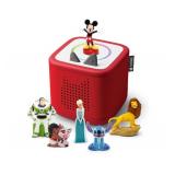 Tonies Disney Toniebox 2 Bundle with 6 Tonies Sunset Red