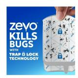 NEW Zevo Flying Insect Trap with 2 devices + 6 Refill Cartridges