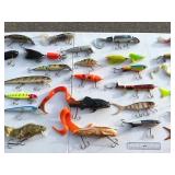 Huge MUSKY and WALLEYE Fishing Collection - Thorne Bros Custom Rods, Reels, Tons of Lures, Tackle Boxes, Fishing Gear, Maps, Fish Finders, Other Tackle and Accessories