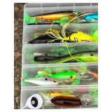 Huge MUSKY and WALLEYE Fishing Collection - Thorne Bros Custom Rods, Reels, Tons of Lures, Tackle Boxes, Fishing Gear, Maps, Fish Finders, Other Tackle and Accessories