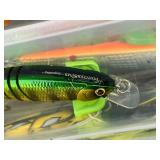 Huge MUSKY and WALLEYE Fishing Collection - Thorne Bros Custom Rods, Reels, Tons of Lures, Tackle Boxes, Fishing Gear, Maps, Fish Finders, Other Tackle and Accessories