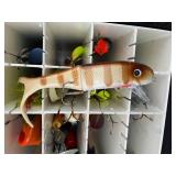 Huge MUSKY and WALLEYE Fishing Collection - Thorne Bros Custom Rods, Reels, Tons of Lures, Tackle Boxes, Fishing Gear, Maps, Fish Finders, Other Tackle and Accessories