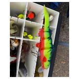 Huge MUSKY and WALLEYE Fishing Collection - Thorne Bros Custom Rods, Reels, Tons of Lures, Tackle Boxes, Fishing Gear, Maps, Fish Finders, Other Tackle and Accessories