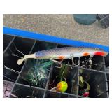 Huge MUSKY and WALLEYE Fishing Collection - Thorne Bros Custom Rods, Reels, Tons of Lures, Tackle Boxes, Fishing Gear, Maps, Fish Finders, Other Tackle and Accessories