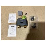 Insoma WiFi Water Timer for Garden Hose with Brass Inlet & Outlet,Smart Hose Timer with WiFi Hub, APP & Voice Control,Up to 20 Watering Plans, 2-Zone Sprinkler Drip Irrigation System Controller for Wa