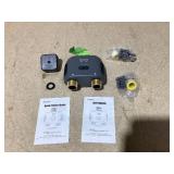 Insoma WiFi Water Timer for Garden Hose with Brass Inlet & Outlet,Smart Hose Timer with WiFi Hub, APP & Voice Control,Up to 20 Watering Plans, 2-Zone Sprinkler Drip Irrigation System Controller for Wa