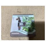 Insoma Outdoor Garden Hose Faucet Timers, Programmable Water Sprinkler Timer with Rain Delay/Manual/Automatic Drip Irrigation and Lawn Watering System for Yard, 1 Outlet (Used)