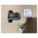 Insoma Outdoor Garden Hose Faucet Timers, Programmable Water Sprinkler Timer with Rain Delay/Manual/Automatic Drip Irrigation and Lawn Watering System for Yard, 1 Outlet (Used)