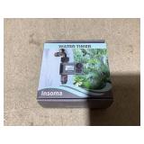 Insoma Outdoor Garden Hose Faucet Timers, Programmable Water Sprinkler Timer with Rain Delay/Manual/Automatic Drip Irrigation and Lawn Watering System for Yard, 1 Outlet
