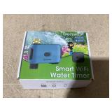 Denvest WiFi Water Timer with Brass Inlet, 1 Zone Smart Sprinkler Timer for Garden Hose Faucet, Hose Timers with WiFi Hub, Up to 20 Watering Plans, APP & Voice Control, Compatible with Alexa