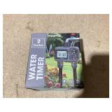 Insoma 2-Zone Sprinkler Timer, Programmable Garden Hose Timer with Auto/Manual/Rain Delay Modes | Water-Saving Irrigation Controller for Lawn, Yard & Drip Systems | Waterproof Design & Easy Setup