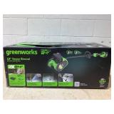 Greenworks 12" Cordless Snow Shovel Kit (2) 24V 4Ah Batteries & 4 Amp Dual-Port Charger (Used)
