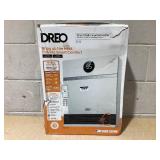 DREO 1500W Smart Wall Mount Ceramic Heater, Furnace, w/Remote 30° Oscillation, Adj Thermostat, Remote, Bedroom, Office, White (Missing Hardware)