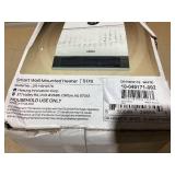 DREO 1500W Smart Wall Mount Ceramic Heater, Furnace, w/Remote 30° Oscillation, Adj Thermostat, Remote, Bedroom, Office, White (Missing Hardware)