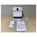 DREO 1500W Smart Wall Mount Ceramic Heater, Furnace, w/Remote 30° Oscillation, Adj Thermostat, Remote, Bedroom, Office, White (Missing Hardware)