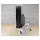 DREO Space Heater Indoor, 25" 11.5ft/s Fast Portable Room Heater with Remote and Thermostat, 3 Modes, Overheating & Tip-Over Protection, Electric Heaters for Indoor Use Large Room, Bedroom, Gold