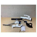 HART 20V 10" String Trimmer & Bazooka Blower Combo Kit(1) 2Ah Battery (1) Charger (Missing Hardware)