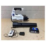 HART 40V 120 MPH at 450 CFM Cordless Axial Leaf Blower Kit, (1) 4.0Ah Lithium-Ion Battery