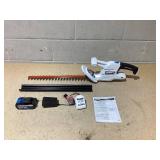 HART 20 Volt Cordless 18 inch Hedge Trimmer Kit, (1) 2.0Ah Lithium-Ion Battery