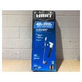 HART 40V 12" String Trimmer & Blower Combo Kit (1) 4AH Battery (1) Charger (Missing Hardware)