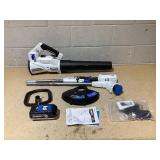 HART 40V 12" String Trimmer & Blower Combo Kit (1) 4AH Battery (1) Charger (Missing Hardware)