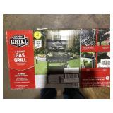 Expert Grill 3-Burner Propane Gas Grill with Wheels and Side Shelves, Black (Maybe Missing Hardware, Missing Part #8)