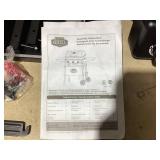 Expert Grill 3-Burner Propane Gas Grill with Wheels and Side Shelves, Black (Maybe Missing Hardware, Missing Part #8)