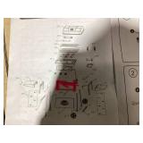 Expert Grill 3-Burner Propane Gas Grill with Wheels and Side Shelves, Black (Maybe Missing Hardware, Missing Part #8)