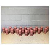 LOT OF 20 biom Refillable Wipe Dispensers With Magnectic Lids