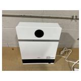 DREO 1500W Smart Wall Mount Ceramic Heater, Furnace, w/Remote 30° Oscillation, Adj Thermostat, Remote, Bedroom, Office, White