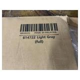 Yaheetech Full Bed Frame Upholstered Platform Bed with Wing Side Tufted Headboard/Sturdy Wooden Slat Support/No Box Spring Needed/Mattress Foundation,Light Gray Full Bed (Missing Hardware)