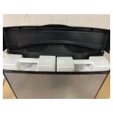 AIRCARE VALIANT -Gal. Cool Mist Evaporative Whole House Humidifier for 4,000 sq. ft., Brushed Nickel (Used, Missing Front Right Wheel)