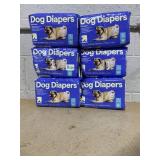 LOT OF 6 up&up Dog Diapers Size Small 12" To 19" Waist From 10-35 Lb.